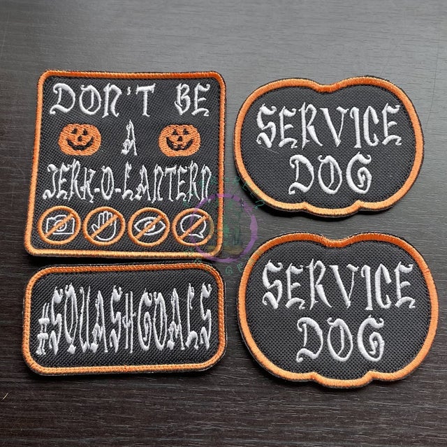 Cute service store dog patches